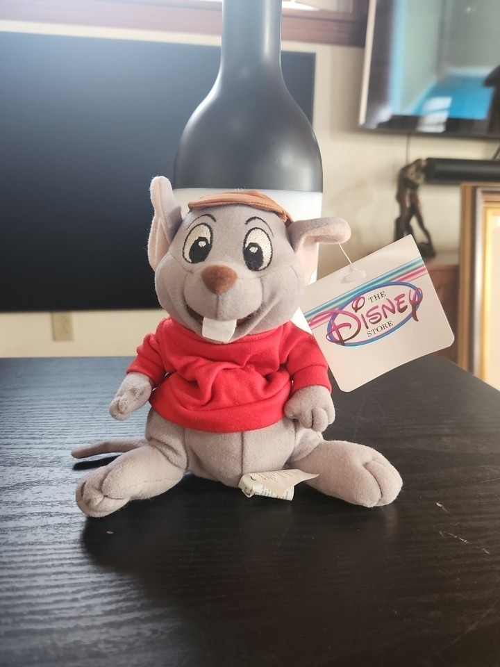 Disney Store 6&quot; Beanie Bean Bag Plush Bernard from The Rescuers NWT - $9.32