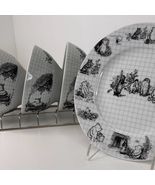 3 Disney Zrike Cereal Soup 1 Salad Plate Sketch Winnie The Pooh Sketchbo... - €29,71 EUR