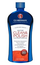 CLEAN &amp; POLISH Wood Furniture CREAM POLISH UV Protect Wax Free GUARDSMAN... - $28.43