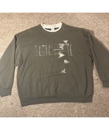Women’s Olive Green Sweatshirt, Size X-Large, Pre-Owned - £14.90 GBP
