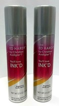 ( LOT 2 ) Designer Imposters INK&#39;D Parfums De Coeur Body Spray 2.5 oz Ea - $26.72
