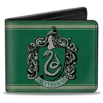 Harry Potter Slytherin Bifold Wallet Green - £19.06 GBP