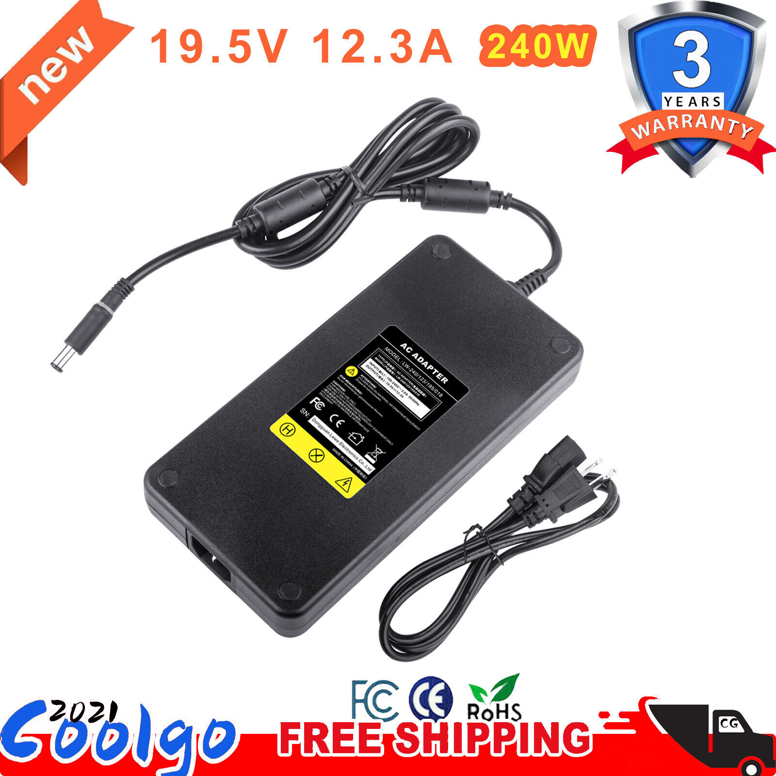 Power Supply Adapter For Dell Precision M6600 M6700 M6800 Laptops 240W Pa-9E Cg - $65.99