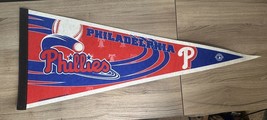 MLB PHILADELPHIA PHILLIES Baseball Pennant Full Size Flag Man Cave Sports - £9.58 GBP