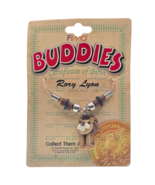 FIMO Buddies Rory Lyon Necklace Vintage 1997 Lion Pendant Hemp Cord - $247.77 MXN