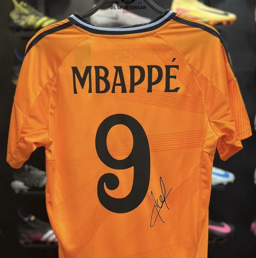 Mbappe SIGNED REAL MADRID 2025 THIRD JERSEY// FREE SHIPPING