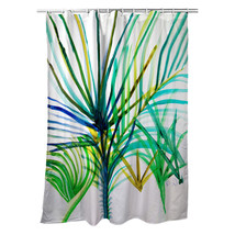Betsy Drake Teal Palms Shower Curtain - £77.16 GBP