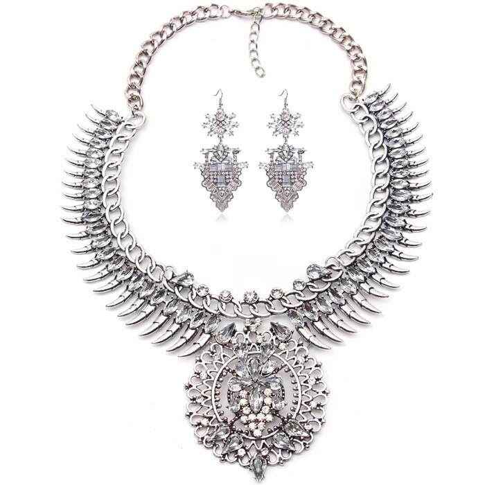 Ztech New Hot Boho Vintage Collar Necklace Jewelry Sets 2019 Fashion Multilayer  - £21.37 GBP