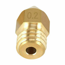 Brass 3D Printer Extruder Nozzle - 0.2mm - 1.75mm PLA - 2 pcs - £5.94 GBP