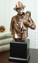 Fireman Carrying Fire Fighter Hose Reel Portrait Bust On Trophy Base Statue - £65.36 GBP