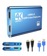 4K Audio Video Capture Card,Usb 3.0 Hdmi Video Capture Device,Video Capt... - £43.23 GBP