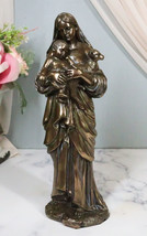 L&#39;Innocence Madonna With Child Jesus And Lamb Figurine Mary Mother Of Grace - £31.28 GBP
