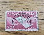 US Stamp Special Delivery 30c Used &quot;Hazleton&quot; Pennsylvania - £2.23 GBP