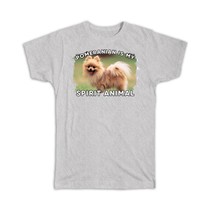 Pomeranian My Spirit Animal : Gift T-Shirt Dog Pet Puppy Animal Cute - £14.37 GBP