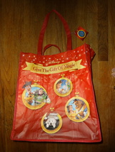 Disney MOVIE CLUB LUNCH BAG + reusable tote bags shopping Mickey Mouse Christmas - $9.00