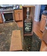 VTG ALBERTA SPRINGS CANADIAN SIPPING WHISKEY BOX WITH SLIDING LID - EMPT... - $472.26 MXN