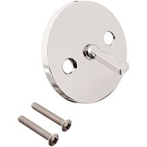 LASCO 03-1409 Bathtub Trip Lever Plate with Screws Oversized Style, Chrome - $30.26