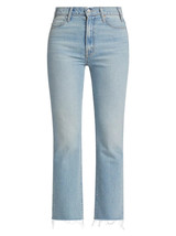 NWT Mother Hustler Ankle Fray in Home On The Range High Rise Boot Crop Jeans 28 - £118.35 GBP