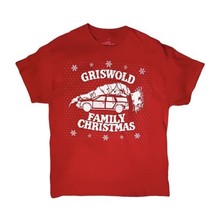 National Lampoon&#39;s Christmas Vacation Griswold Family Red T-Shirt Large Nwt - £14.67 GBP