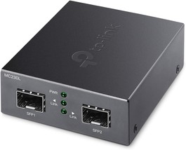 TP Link MC230L Gigabit SFP to SFP Fiber Media Converter Convert Between 2 Gigabi - £44.80 GBP