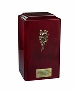 Beautiful Solid Wood Casket , Human  Funeral Ashes Urn For Adult Cremati... - $138.00