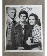 Signed 8x10 Cast Photo Barnaby Jones Buddy Ebsen Lee Meriwether Mark She... - $7,526.71 MXN