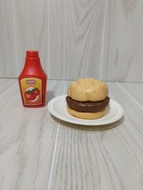 Little Tikes burger bun ketchup replacement for grill or kitchen play food - $9.89