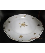 WEIMAR GERMANY WHITE AND GOLD ROUND TRAY 12.5 IN ^^ - €63,33 EUR