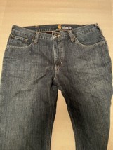 Carhartt Jeans Men&#39;s 36x30 Dark Wash Relaxed Fit Rugged Flex Cotton Blend - £25.18 GBP
