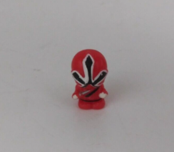 Squinkies Red Power Ranger .75&quot; Rubber Collectible Mini Toy Figure - $5.81