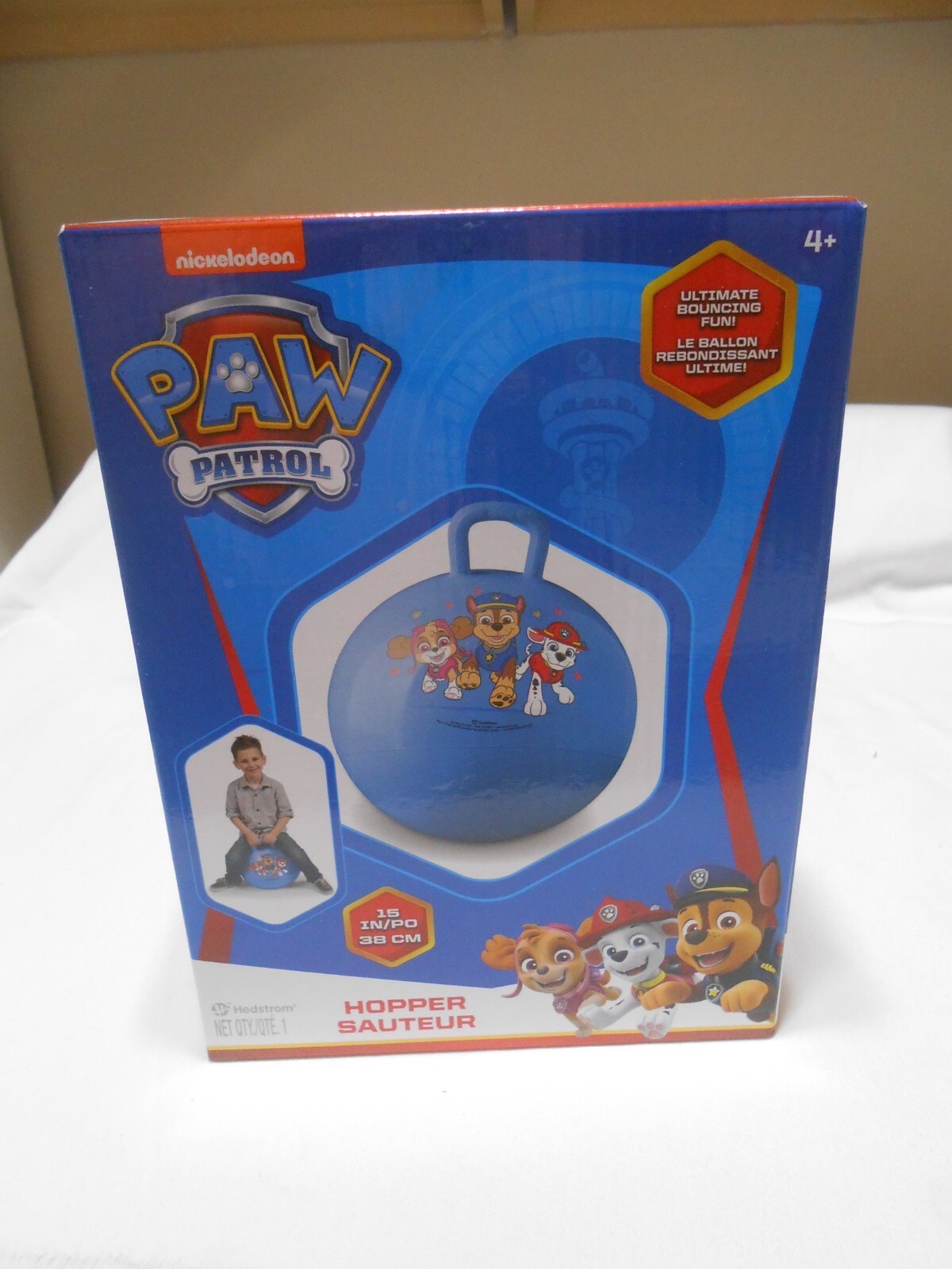 Nickelodeon Paw Patrol Blue Hopper Bounce Ball Toy for Kids 4+  15 IN/po... - £8.92 GBP