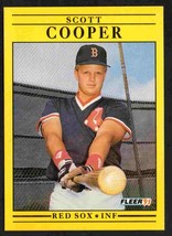 Boston Red Sox Scott Cooper 1991 Fleer #91 ! - £0.37 GBP