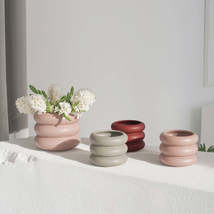 Morandi Soft Round Ceramic Flower Vase - £28.31 GBP+