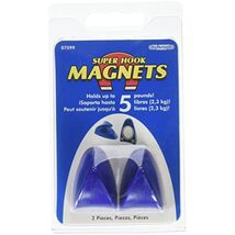 07599 MASTER MAGNETICS 2Pc Neoprene Blue Magnet Hooks, - $27.82 CAD