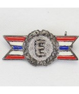 WWII Sterling Silver Pins Army Navy E Excellence Enameled Production Awa... - $5.87