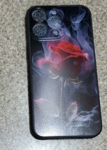 Art Oil Painting Flower Pink Floral Soft Case Cover For iPhone 15 Pro Max  - $14.54