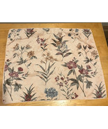 Springs Pillow Sham Standard Beige Floral Damask Wild Flowers Stripes Co... - $16.82