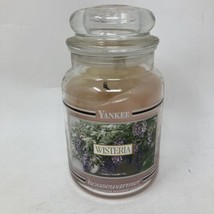 Yankee Candle  WISTERIA 22oz. Large Jar Black Label New Retired Scent HTF Rare - £29.31 GBP