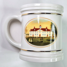 2008 Mount Vernon George Washington Porcelain Mug w/ Gold Trim by Design Masters - £18.08 GBP