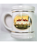 2008 Mount Vernon George Washington Porcelain Mug w/ Gold Trim by Design... - £18.42 GBP