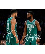 Jayson Tatum Jaylen Brown Signed 8x10 Glossy Photo Autographed RP Signat... - £13.36 GBP