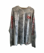 Huk Shirt Men&#39;s XL Gray Hydro Camouflage Fishing Long Sleeve READ - $26.60