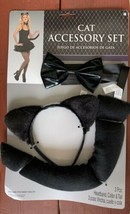 Halloween costume women’s 3 piece Black Cat Kitty Accessory Set - £54.80 GBP
