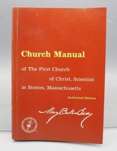 Church Manuel De The First Église De Christ Scientist: Mary Baker Eddy 8... - $38.70