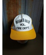 Vintage 1980&#39;s Beecher Falls Vermont Fire Dept. Trucker SnapBack Hat Cap... - €10,66 EUR