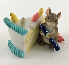 Charming Tails ‘How Many Candles?’ Mouse Figure Figurine Enesco Dean Griff - $648.50 MXN