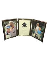 Fetco Home Decor Silver Plate 5” X 7” Triple Picture Frame New For 3 Photo - £55.14 GBP