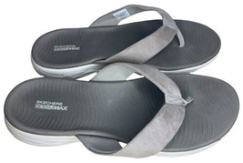 Skechers On The Go 600 Flip Flop Sandal Taupe 15303 Women&#39;s Size 11 - £11.23 GBP