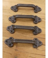 4 Barn Door Handles Large Rustic Antique Style Gate Shed Drawer Pull Cab... - $556.74 MXN