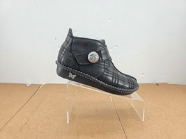 Alegria Caiti CAT-586 Womens  Black Leaf Print Leather Ankle Boots  Sz 8... - €36,88 EUR